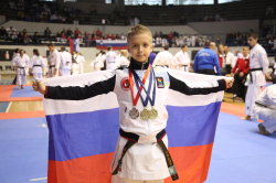 Никита Жамков стал двукратным Чемпионом Мира по каратэ